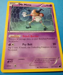 Pokemon - Mr. Mime 47/116 - BW Plasma Freeze - RARE - Vintage 2013 - LP - Image 2