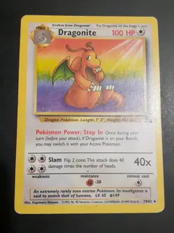 Pokemon TCG - Dragonite 19/62 - Fossil MP - Image 1
