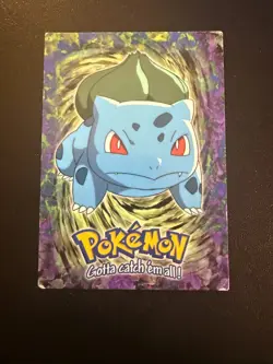 Topps Black Logo Pokemon Bulbasaur E1 of 12 Non Holo HP - Image 1