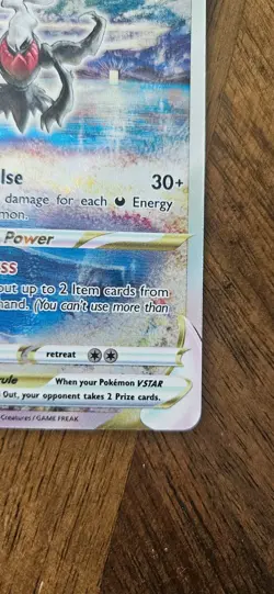 Pokemon TCG Darkrai VSTAR GG50/GG70 Crown Zenith: Galarian Gallery Near Mint - Image 4
