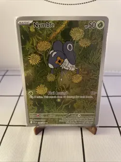Nymble 096/094 Pokemon TCG Phantasmal Flames Illustration Rare Near Mint - Image 1