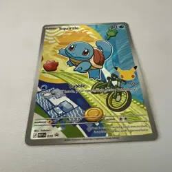Pokemon Squirtle 039 First Partner Illustration Full Art Holo Promo - Image 2