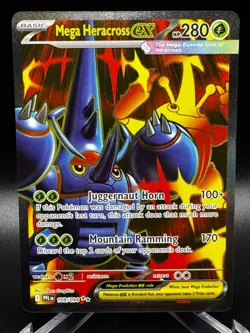 Mega Heracross ex 108/094 - Mega: Phantasmal Flames Ultra Rare - Pokemon TCG NM - Image 1