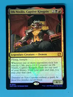 Ob Nixilis, Captive Kingpin March of the Machine: The Aftermath Foil - Image 1