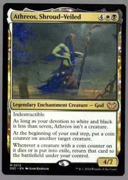 Athreos, Shroud-Veiled 0212 Non Foil Mythic Duskmourn MTG Near Mint - Image 1
