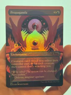 1X FOIL Propaganda BORDERLESS MINT MTG Magic Secret Lair Double Faced EDH CEDH - Image 4