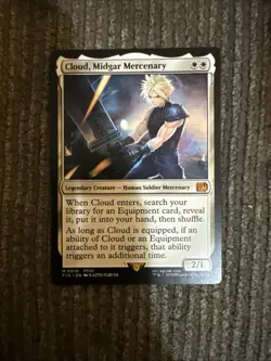 MTG Final Fantasy: Cloud Midgar Mercenary Regular - Image 1