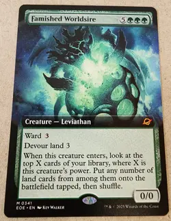 Famished Worldsire - #341 Regular (Extended Art) Edge of Eternities - Mtg - Image 1