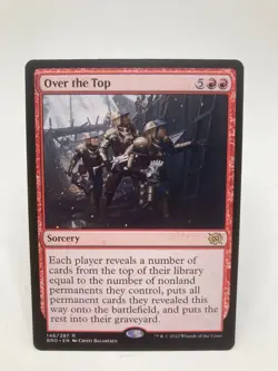 Over The Top NM/M* The Brother's War ENGLISH 146/287 mtg -UnltdCards - Image 1