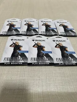 Lot Of 7 Magic the Gathering Final Fantasy Play Booster Pack . Awesome SET! - Image 2