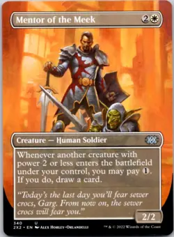 Mentor of the Meek (Borderless) - Double Masters 2022 - 340 NM - Image 1