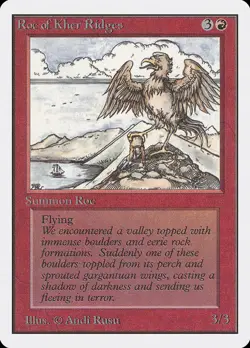 Roc of Kher Ridges (2ED 171) Near Mint - MTG single - Image 1