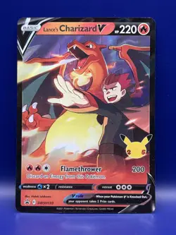 Pokemon Lance's Charizard V SWSH133 SWSH: Sword & Shield Promo Cards Holo - Image 1