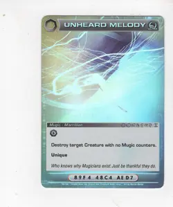 Chaotic Mugic card ULTRA RARE Unheard Melody low - Image 1