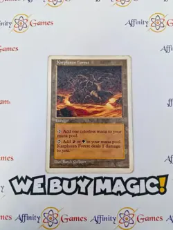 MTG | Karplusan Forest | 5th Edition | Regular | Heavily Played | English - Image 1