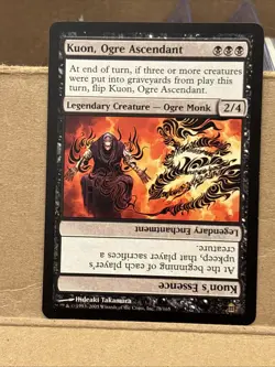 2x Saviors of Kamigawa Kuon, Ogre Ascendant MTG Magic LP NM - Image 2