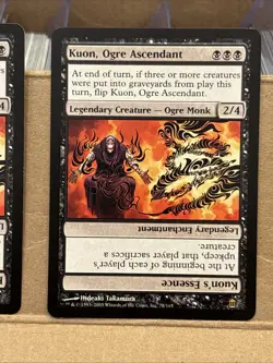 2x Saviors of Kamigawa Kuon, Ogre Ascendant MTG Magic LP NM - Image 3