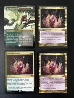 MTG- Hunting Grounds x4 - Dominaria Remastered - Image 1