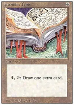 MTG Jayemdae Tome, Revised Edition, Moderately Played, English - Image 1