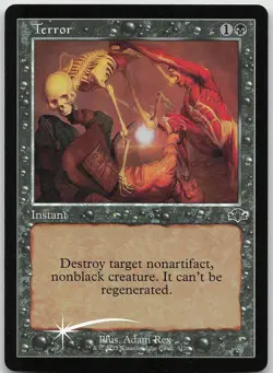 Terror Retro Frame FOIL 312 Common Dominaria Remastered NM MTG - Image 1