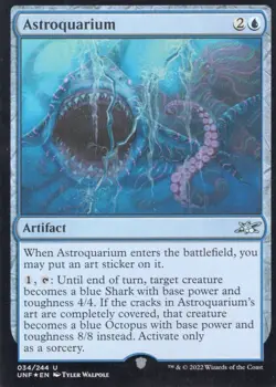 ASTROQUARIUM 034/244 FOIL UNFINITY MTG MAGIC NM (yourdeckbuilder) - Image 1
