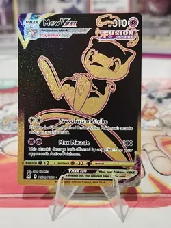 Pokemon Card Mew VMax Fusion Strike 2022 Lost Origin Gold Metallic Tg30/tg30 - Image 2