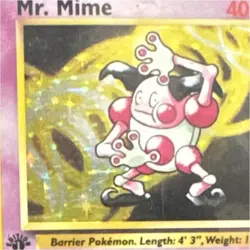 Wizards of the Coast Mr. Mime 6/64 Jungle 1999 1st Ed Holo Rare 40 HP - Image 1