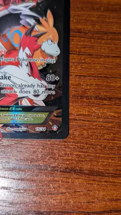 Pokemon TCG Team Magma's Groudon EX Holo Rare Card 15/34 Double Crisis - Image 2