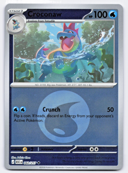 Pokemon TCG Croconaw 042/217 Energy Symbol Reverse Holo Ascended Heroes NM - Image 1