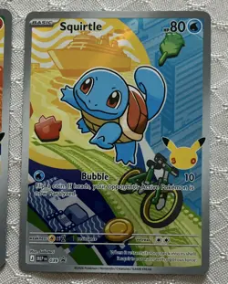 Pokemon TCG MEP Promo Bulbasaur Charmander Squirtle Lot 3 English 037 038 039 - Image 4