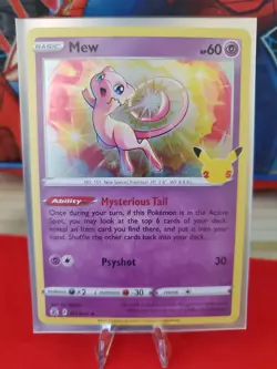 Mew 11/25 - Celebrations 25th Anniversary - NM Holo Rare - Pokemon TCG - Image 1