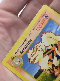 1999 Pokemon Base Set 1st Edition Shadowless #23 ARCANINE - Image 2