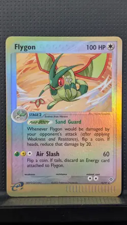 FLYGON REVERSE HOLO 15/97 EX DRAGON POKEMON ENGLISH VLP - Image 1