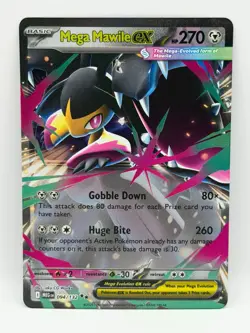 Mega Mawile ex 094/132 Mega Evolution NM Double Rare Holo Pokemon TCG - Image 1