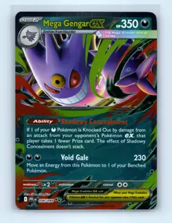 Pokemon tcg ME02: Phantasmal Flames Mega Gengar ex Near Mint or Better - Image 1