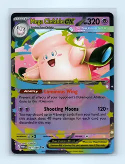Pokemon tcg ME03: Perfect Order Mega Clefable ex Near Mint or Better - Image 1