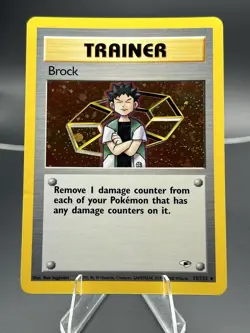 The Pokemon Company Pokemon TCG Brock 015/132 Gym Heroes Holo Rare EN - Image 1