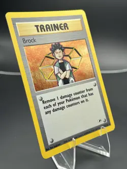 The Pokemon Company Pokemon TCG Brock 015/132 Gym Heroes Holo Rare EN - Image 2