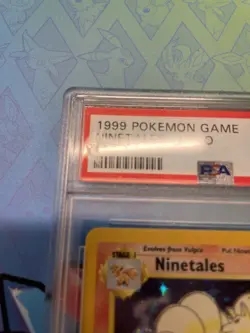Ninetales Holo 12/102 Game Pokemon PSA 9 - Image 2