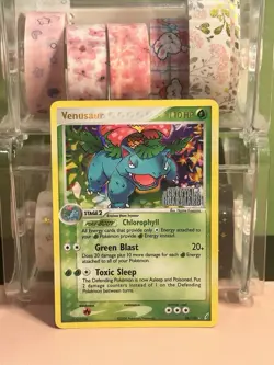 Pokemon TCG Venusaur 28/100 EX Crystal Guardians Stamped Holo - Image 1
