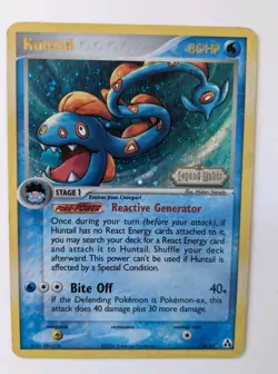 Pokemon: Huntail 18/92 Reverse Holo. Stamped. Legend Maker. PL - Image 1