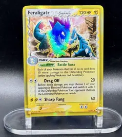 Feraligatr (Delta Species) 2/101 Holo Pokemon EX Dragon Frontiers Vintage LP/MP - Image 2