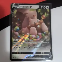 Greedent V Holo Ultra Rare SWSH: Crown Zenith 120/159 NM Pokemon TCG - Image 1