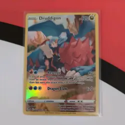 Pokemon TCG Druddigon TG09/TG30 Silver Tempest Ultra Rare Holo 2022 - Image 1