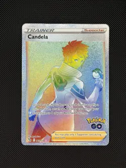 ✨Candela Trainer 083/078 [Pokemon GO!] Rainbow Rare - Slightly Damaged See Desc✨ - Image 1