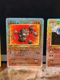 Pokemon Geodude Reverse Holo Rare 77/110 Legendary Collection - Image 1