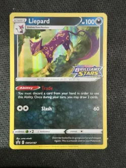 LIEPARD - SWSH187 - SWORD AND SHIELD - PROMO - POKEMON CARD - Image 1