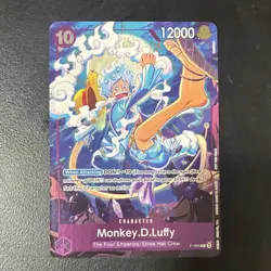 Bandai One Piece Card Game Monkey D. Luffy P-099 Promo Foil Character EN - Image 1
