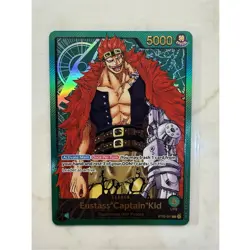 Bandai One Piece CCG Eustass "Captain" Kid Leader ST02-001 Special Foil - Image 1