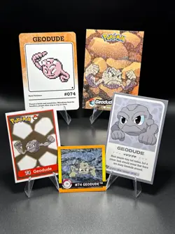 Pokemon Geodude Set of 5 - Geodude #74 Peru/NON-TCG Cards & Stickers - Image 1